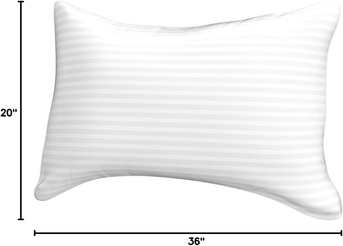 image:imageBeckham Hotel Collection Bed Pillows King Size Set of 2 Down Alternative Pillow for Back Stomach or Side SleepersWhite