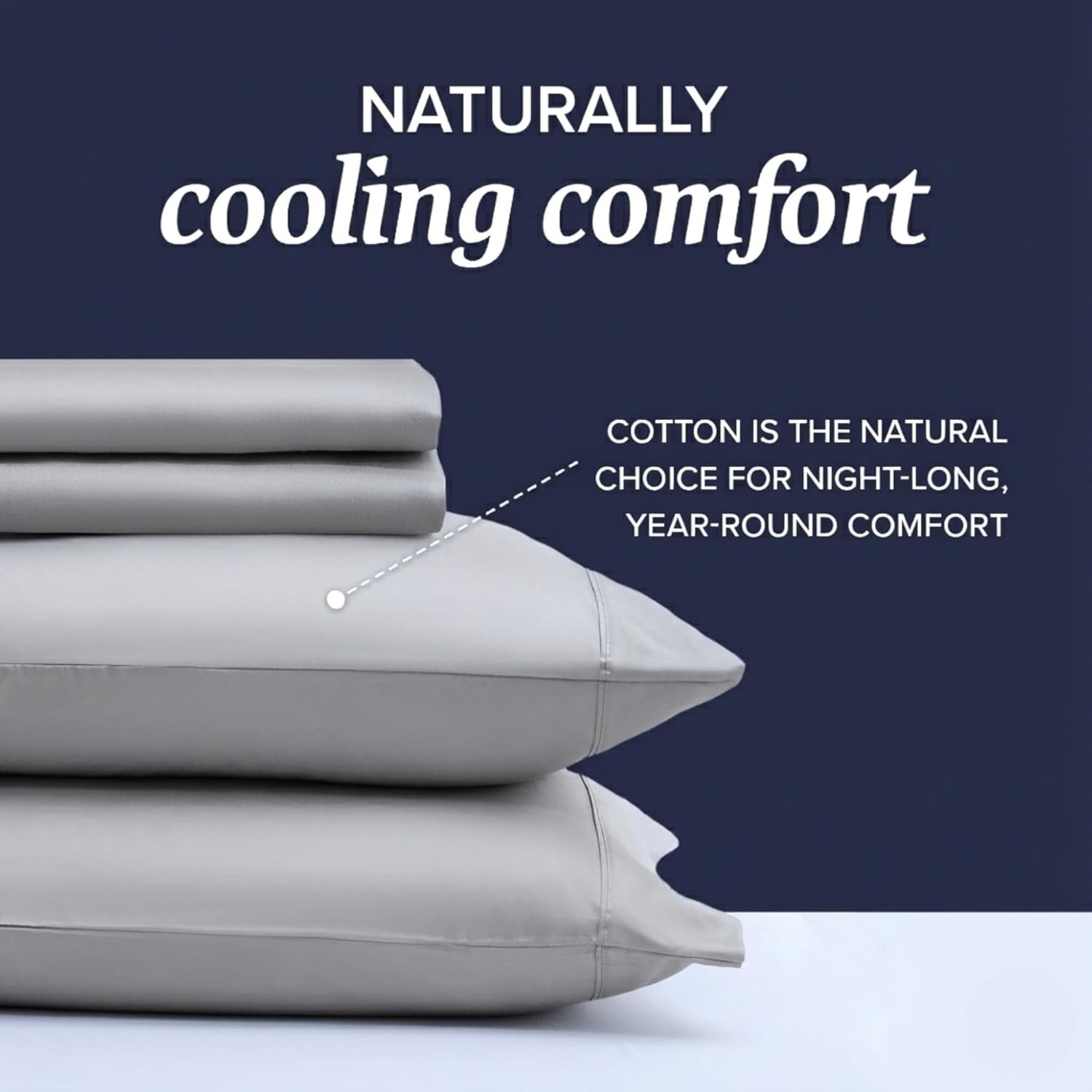 image:imageBeckham Hotel Collection Full Size Mattress Pad amp Gray Cotton Sheet Set Deep Pocket All Season Use