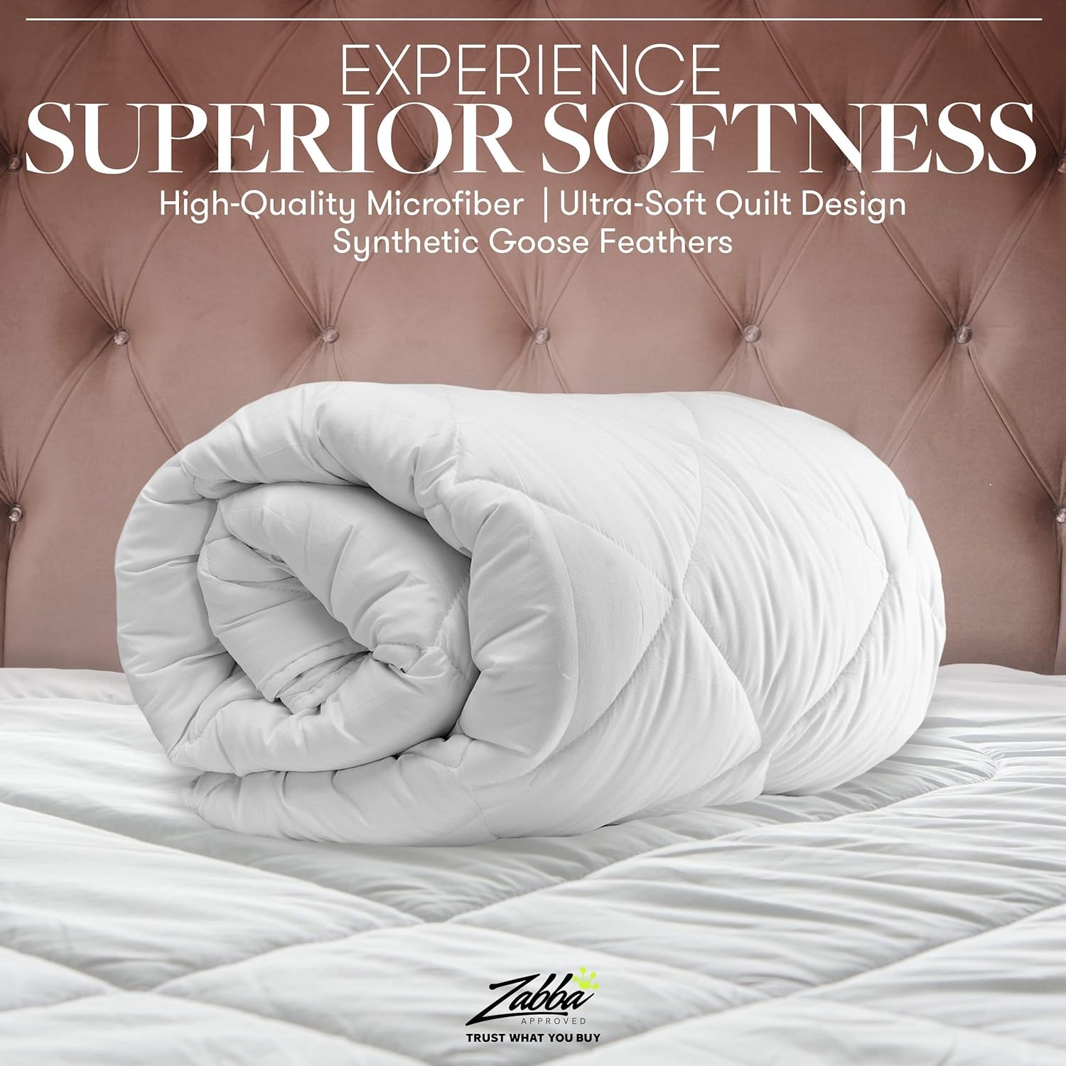 image:imageBeckham Hotel Collection King Bedding Set Slate Gray KingCal King Comforter amp 2 Queen Pillow Protectors AllSeason Luxury amp Pillow Protection Bundle