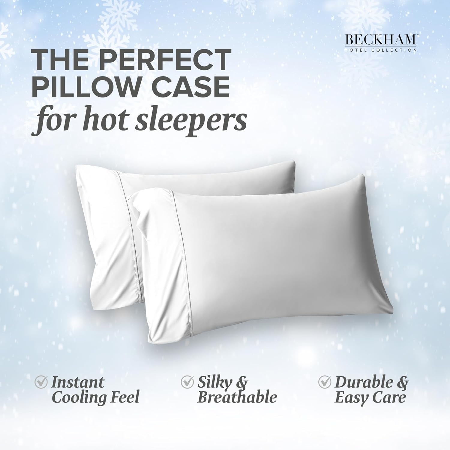 image:imageBeckham Hotel Collection Mattress Pad amp Cooling Pillowcases King White