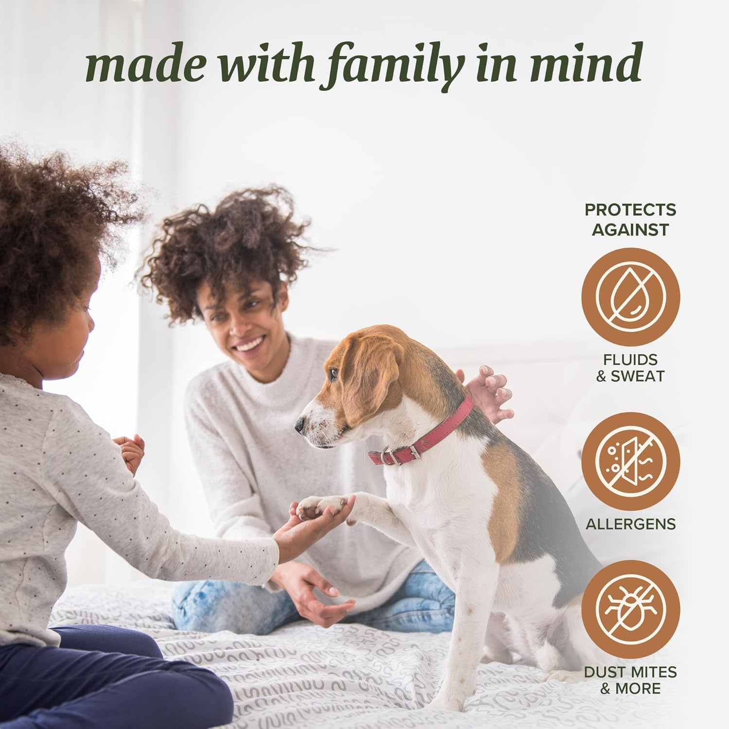 image:imageBeckham Hotel Collection Mattress Protector HotelGrade Viscose Blend Silent Waterproof Protection that Preserves Mattress Feel Twin XLCalifornia King