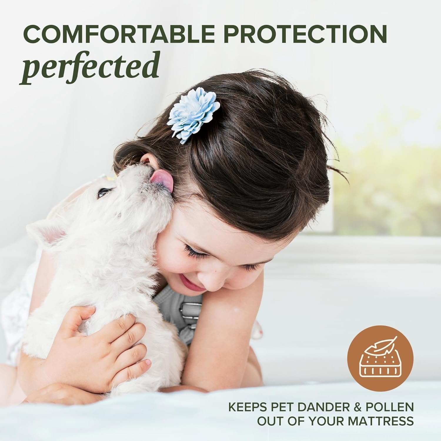 image:imageBeckham Hotel Collection Mattress Protector HotelGrade Viscose Blend Silent Waterproof Protection that Preserves Mattress Feel Twin XLTwin