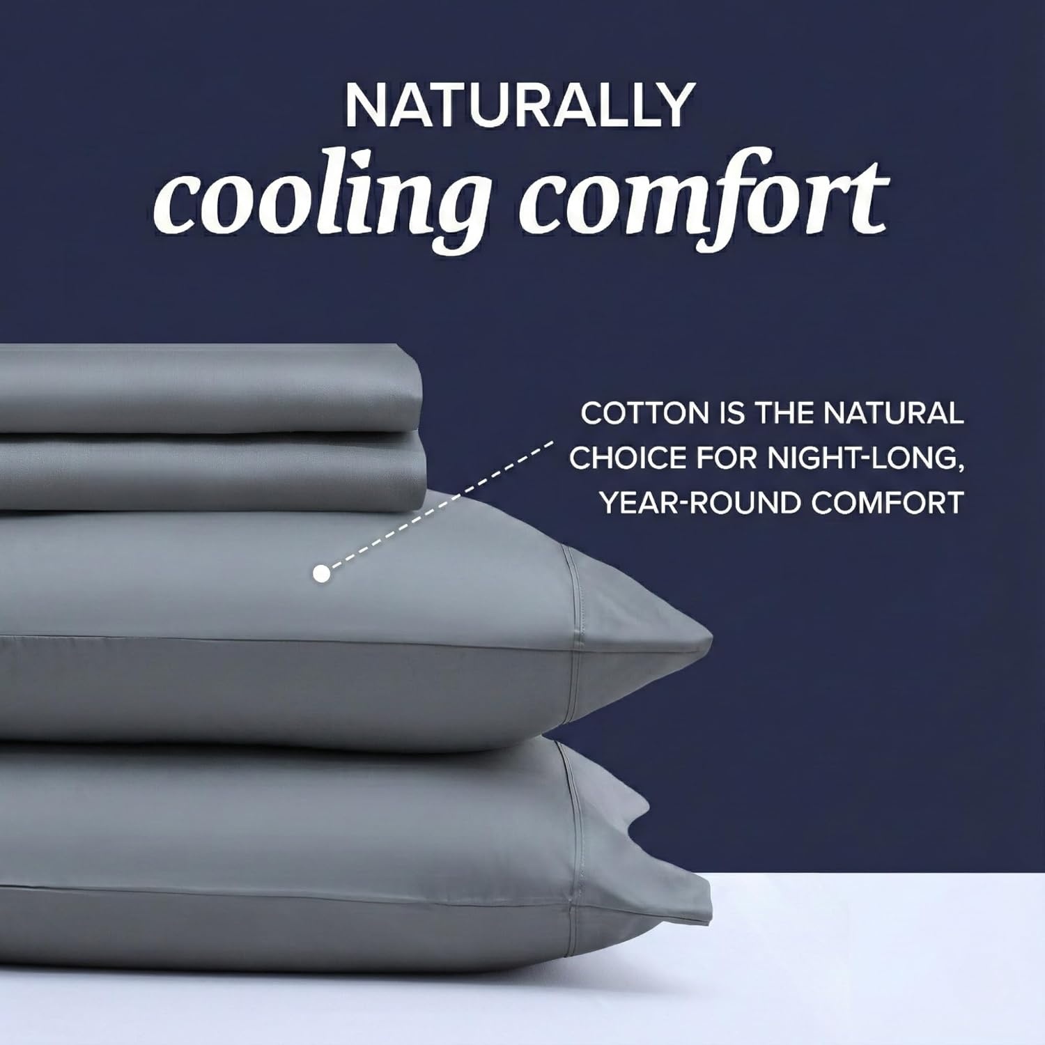 image:imageBeckham Hotel Collection Full Size Mattress Pad amp Dark Gray Cotton Sheet Set Deep Pocket All Season Use