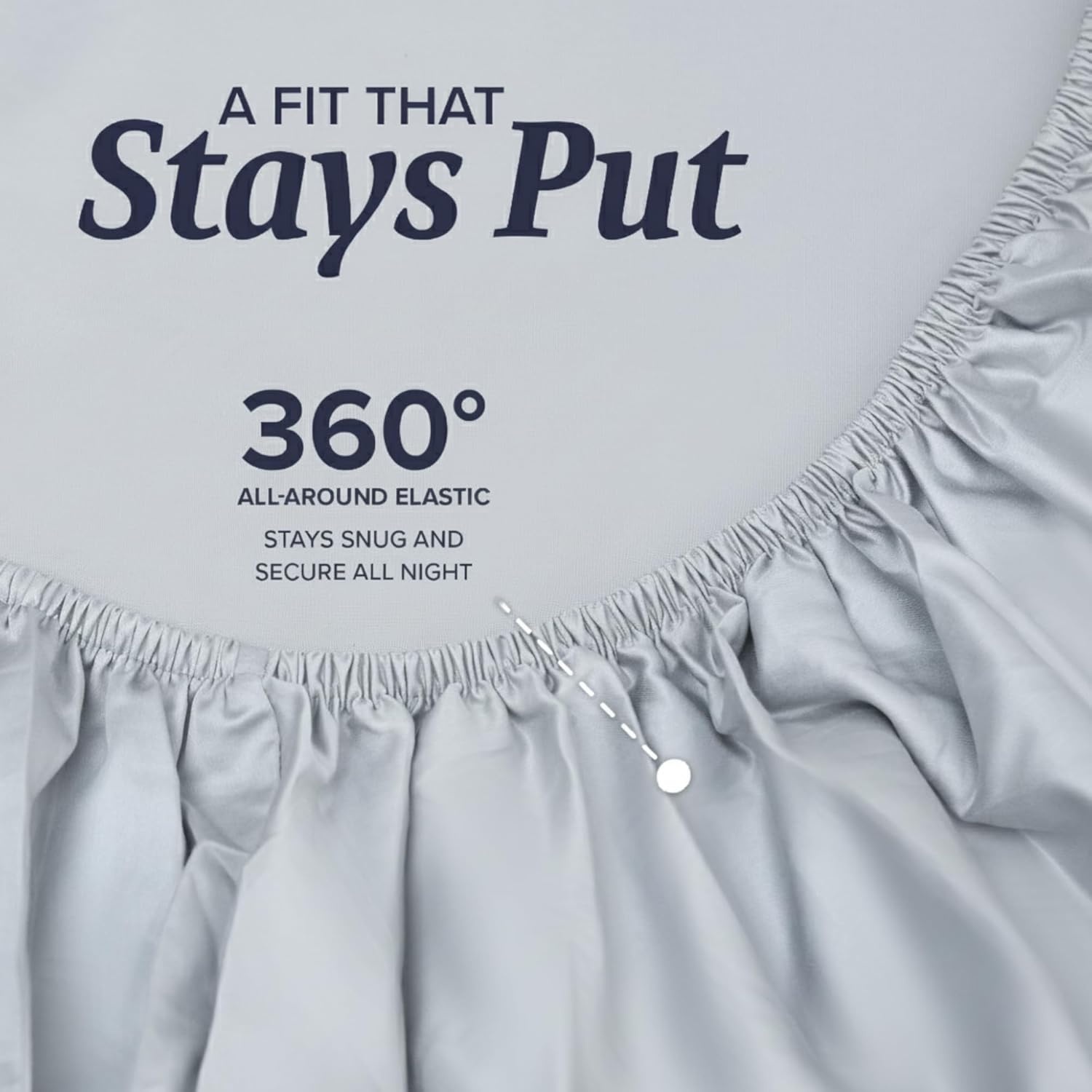 image:imageBeckham Hotel Collection Twin XL Size Mattress Pad amp Gray Cotton Sheet Set Deep Pocket All Season Use
