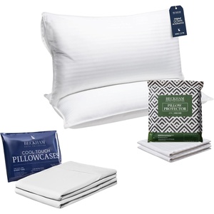 image:imageBeckham Hotel Collection Bed Pillows amp Pillow Protectors amp Cooling Pillow Cases King White