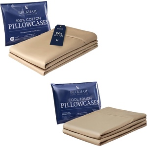 image:imageBeckham Hotel Collection Cottton Pillowcases amp Cooling Pillowcases King Sand