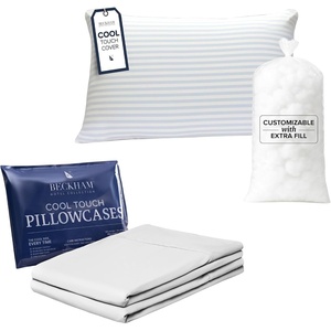 image:imageBeckham Hotel Collection Summer Sanctuary King Pillow amp Cooling Pillowcases White