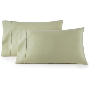 image:imageHC Collection Pillow Cases Standard SizeQueen Size Set of 2 Microfiber Extra Soft Pillowcases  Easy Care amp Machine Washable  WhiteSage